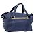 Chloé Borsa Chloe Bridget in Pelle 2way Blu Tonalità Oro Auth BA14147