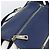 Chloé Borsa Chloe Bridget in Pelle 2way Blu Tonalità Oro Auth BA14147 - vista 6
