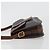 16 Céline Borsa a Spalla CELINE in Pelle Nera Marrone Auth ep15389 Nero - Ansicht 5