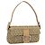 FENDI Borsa a Spalla Mamma Baguette in Tweed e Perline Oro Argento 8BR000 Auth yk20672SAM