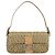 FENDI Borsa a Spalla Mamma Baguette in Tweed e Perline Oro Argento 8BR000 Auth yk20672SAM - vista 2