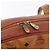 Bolsa Boston MCM Logogram Vicetos em PVC e couro marrom com detalhes dourados Auth mr2798 - vista 15