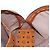 Bolsa Boston MCM Logogram Vicetos em PVC e couro marrom com detalhes dourados Auth mr2798 - vista 18
