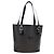 Céline Borsa CELINE Macadam Canvas PVC Pelle Nera Oro Auth 191813V Nero D'oro
