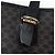 Céline Borsa CELINE Macadam Canvas PVC Pelle Nera Oro Auth 191813V Nero D'oro - vista 14