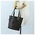 Céline Borsa CELINE Macadam Canvas PVC Pelle Nera Oro Auth 191813V Nero D'oro - vista 24