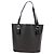 Céline Borsa CELINE Macadam Canvas PVC Pelle Nera Oro Auth 191813V Nero D'oro - vista 3
