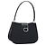 Céline Borsa a tracolla CELINE Canvas Nero Argento Auth ep15292