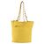 Borsa a tracolla con catena Salvatore Ferragamo in tela Giallo Oro Auth bs36309 - vista 2