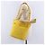 Borsa a tracolla con catena Salvatore Ferragamo in tela Giallo Oro Auth bs36309 - vista 21
