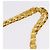 Borsa a tracolla con catena Salvatore Ferragamo in tela Giallo Oro Auth bs36309 - vista 8