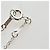 Autre Marque Collana Double Rubbing Heart TIFFANY&Co. Argento Ag925 Autentica am12119M - vista 13