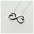 Autre Marque Collana Double Rubbing Heart TIFFANY&Co. Argento Ag925 Autentica am12119M - vista 3