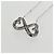 Autre Marque Collana Double Rubbing Heart TIFFANY&Co. Argento Ag925 Autentica am12119M - vista 9