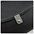Borsa Burberry in pelle nera argento Auth ep15237 Nero - vista 15