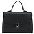 Borsa Burberry in pelle nera argento Auth ep15237 Nero - vista 2