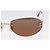 Gafas de Sol CHANEL Metal Marrón Tono Oro CC Auth yk20670M Castaño - vista 5