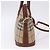 Borsa BURBERRY Nova Check in PVC e pelle 2way Beige Oro Auth ka5442V - vista 5