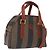 Pequin Borsa FENDI Pecan in PVC e pelle 2 modi Nero Marrone Auth ka5337A