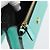 Portafoglio a tracolla con catena SAINT LAURENT in pelle verde e toni dorati 452159 Auth ka5455V - vista 21