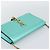 Portafoglio a tracolla con catena SAINT LAURENT in pelle verde e toni dorati 452159 Auth ka5455V - vista 6