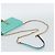 Portafoglio a tracolla con catena SAINT LAURENT in pelle verde e toni dorati 452159 Auth ka5455V - vista 7