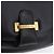 Céline CELINE Schultertasche aus Leder Schwarz Gold Auth 193055 Golden - Ansicht 16