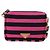 Borsa a Spalla PRADA Tela Rosa Nero Auth ka5421 - vista 3
