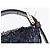 Borsa a tracolla FENDI Mamma Baguette Perline Blu Navy Argento Auth yk20696SAM - vista 14