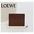 Tarjetero de cuero marrón LOEWE Auth 193161V Castaño - vista 12