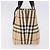 Borsa a mano BURBERRY Nova Check in PVC Beige Silver Auth 193495V Argento - vista 4
