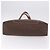 Céline Borsa Tote CELINE Macadam Canvas PVC Pelle Marrone Oro Auth 193538 D'oro - vista 10