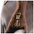 Céline Borsa Tote CELINE Macadam Canvas PVC Pelle Marrone Oro Auth 193538 D'oro - vista 15