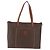 Céline Borsa Tote CELINE Macadam Canvas PVC Pelle Marrone Oro Auth 193538 D'oro - vista 2