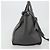 Céline CELINE Big Bag Small Hand Bag Pelle 2way Grigio Argento Auth ep15408V Marrone - vista 5