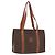 Céline Borsa Tote CELINE Macadam in tela e pelle PVC marrone oro Auth 193520 D'oro