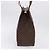 Céline Borsa Tote CELINE Macadam in tela e pelle PVC marrone oro Auth 193520 D'oro - vista 5