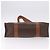 Céline Borsa Tote CELINE Macadam in tela e pelle PVC marrone oro Auth 193520 D'oro - vista 9