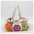 Borsa a mano Salvatore Ferragamo Gancini in nylon e oro bianco Auth 194550A D'oro - vista 23