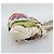 Borsa a mano Salvatore Ferragamo Gancini in nylon e oro bianco Auth 194550A D'oro - vista 5