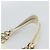 Borsa a mano Salvatore Ferragamo Gancini in nylon e oro bianco Auth 194550A D'oro - vista 9
