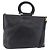 Céline Sac à main CELINE en cuir 2way Noir Doré Auth ka5384V