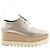 Stella Mc Cartney Mocassini Stella McCartney in pelle argentata Argento