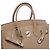 Hermès Borsa HERMES Birkin 35 in Pelle Grigia - 103760 Grigio - vista 6