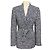 Blazer con estampado floral azul marino con cinturón Jonathan Simkhai