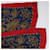 Sciarpa in Cashmere e Seta Hermès Carré Géant "ARABESQUES" Blu Navy x Rosso - vista 3