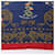 Sciarpa in Cashmere e Seta Hermès Carré Géant "ARABESQUES" Blu Navy x Rosso - vista 5