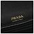 Borsa a tracolla in pelle Saffiano con logo triangolo Prada Nero - vista 4
