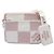 Borsa a tracolla Louis Vuitton Trio Messenger Damier Giant Spray Bianco Multicolore