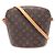 Borsa a Spalla Louis Vuitton Druot Monogram Marrone Monogramma